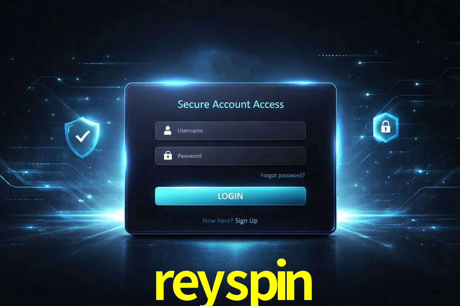 Pantalla de inicio de sesión de cuenta reyspin para usuarios en México